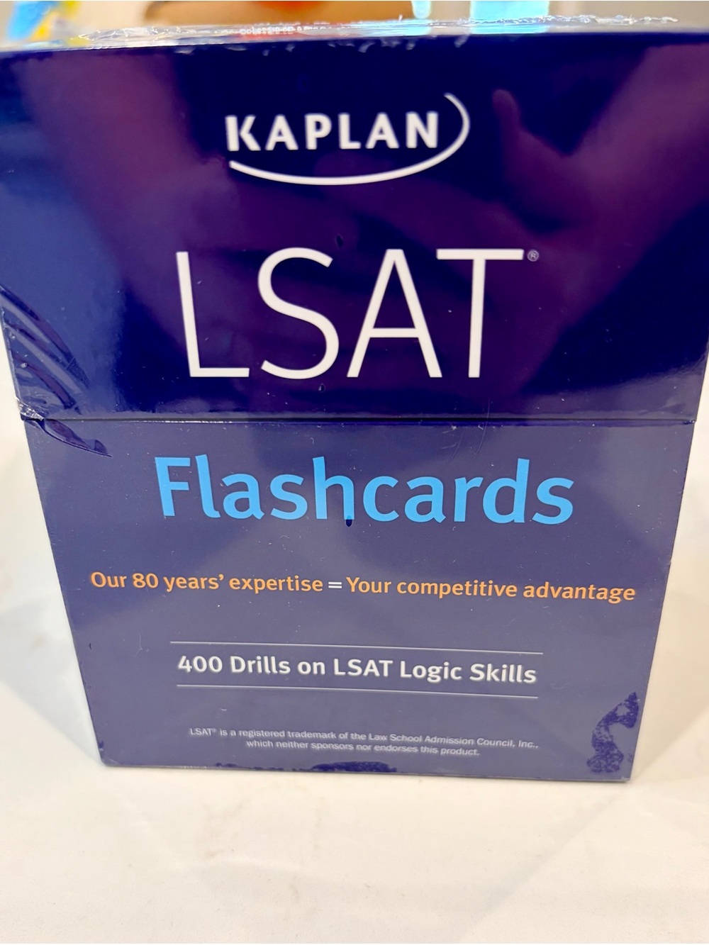 Kaplan LSAT Flashcards - Dark Blue